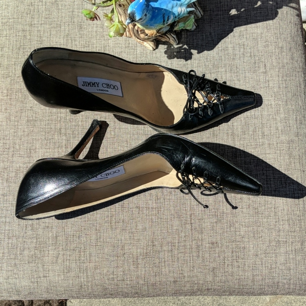 Jimmy Choo Heels Size 7 Authentic - Picture 2 of 2